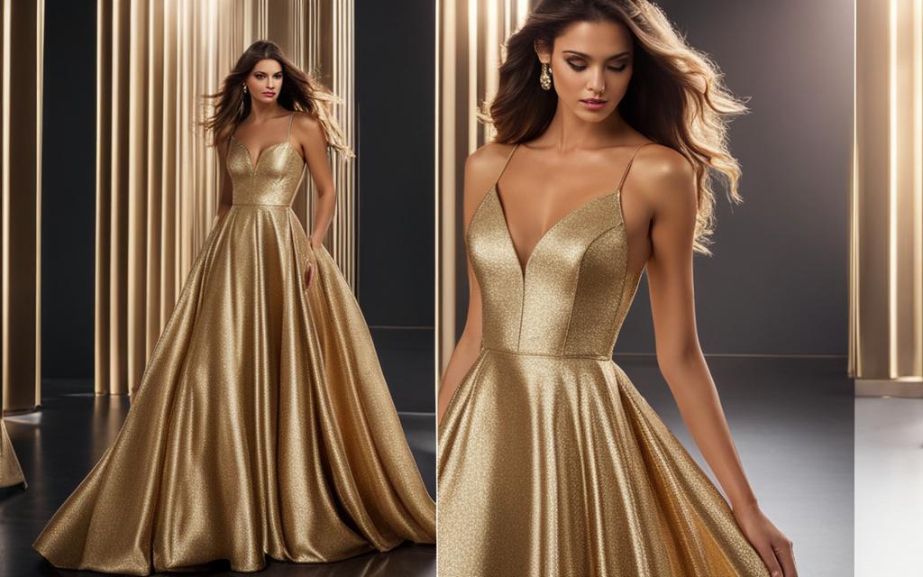 Styling A Gold Formal Dress For Prom