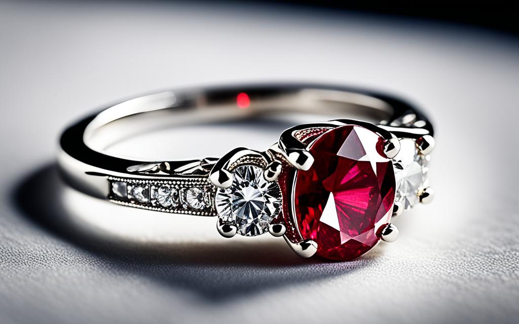 ruby and diamond ring vintage